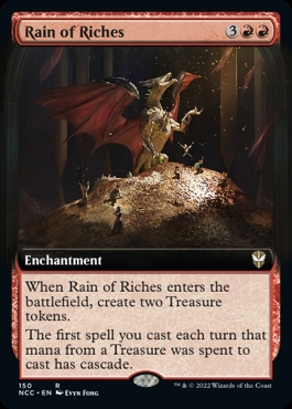 Rain of Riches Streets of New Capenna- Commander decks Bordless